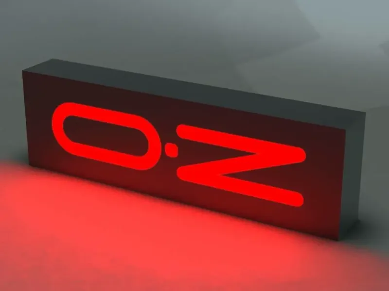 OZ RACING Logo Lamp Graphic Illuminator