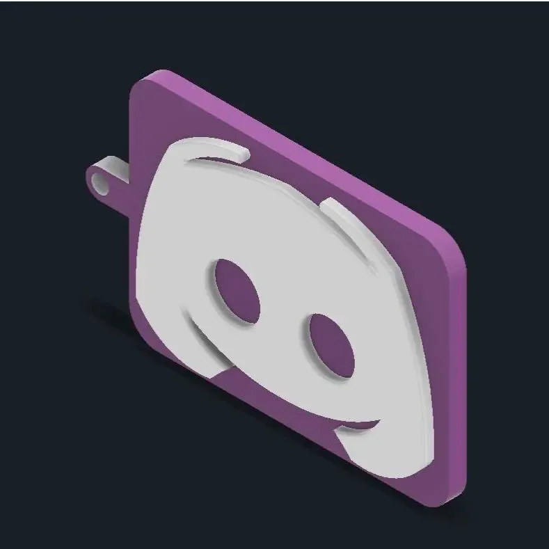 Discord Logo Keychain