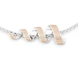 Wave Weave Pattern Necklace-5