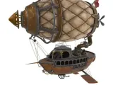 Detailed Steampunk Airship Dirigible with Boat Gondola 3D Mo-0