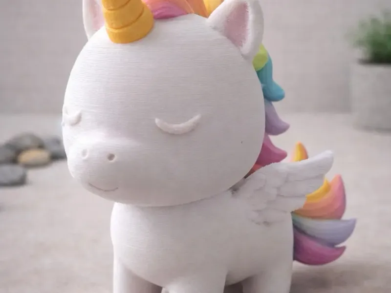 Cute Baby Unicorn Chibi