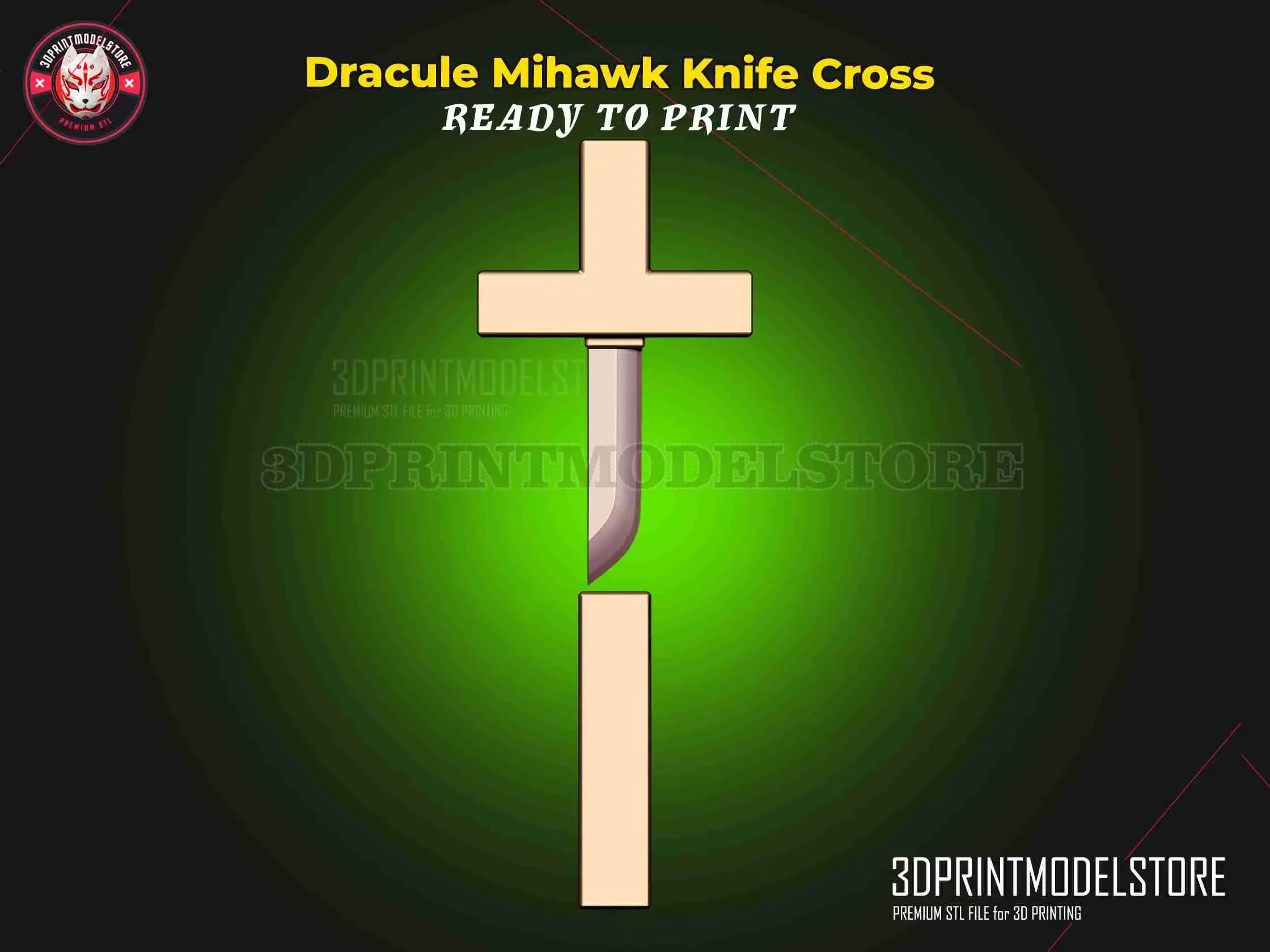Kogatana Knife Cross Mihawk Weapon - One Piece Live Action