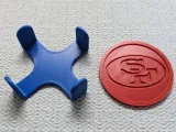 San Francisco 49ers Coaster w/holder (holds 6)-1