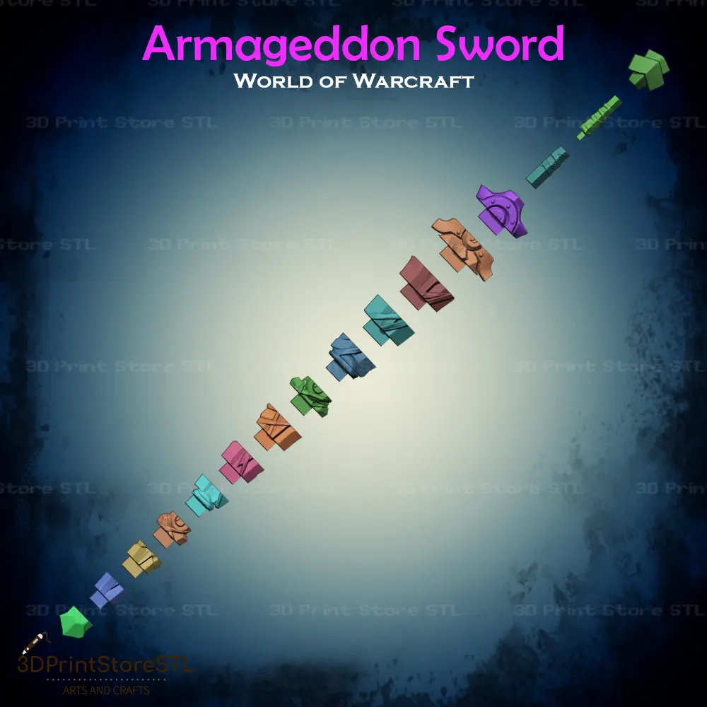 Armageddon Sword Cosplay World Of Warcraft - STL File