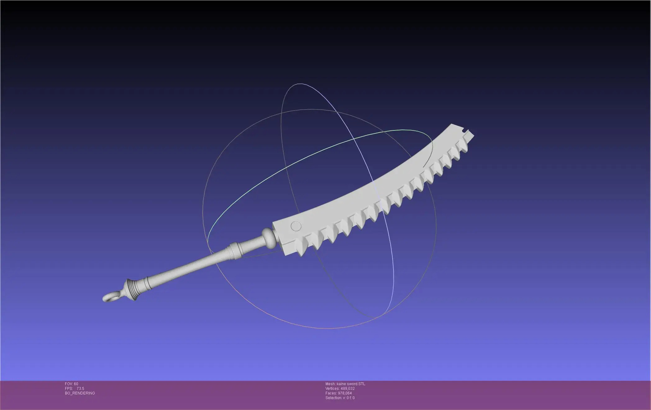 NIER Kaine Sword Printable Assembly