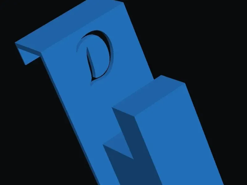 Shower robe hook-with letter D