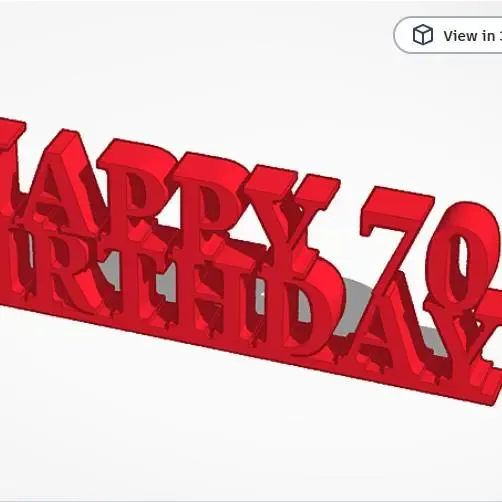 Happy Birthday 70