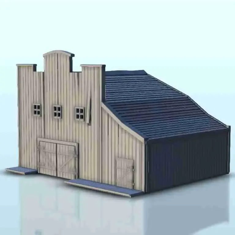 Wild West farm warehouse - western old ACW USA US civil war