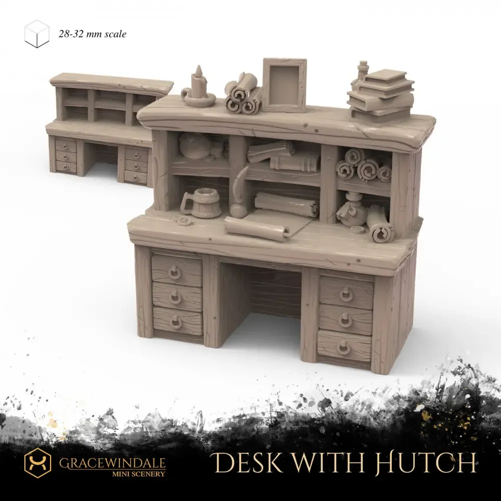 Desk With a Hutch