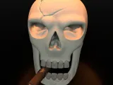 Smoking Skull Deco or Pot with Real smoke-2
