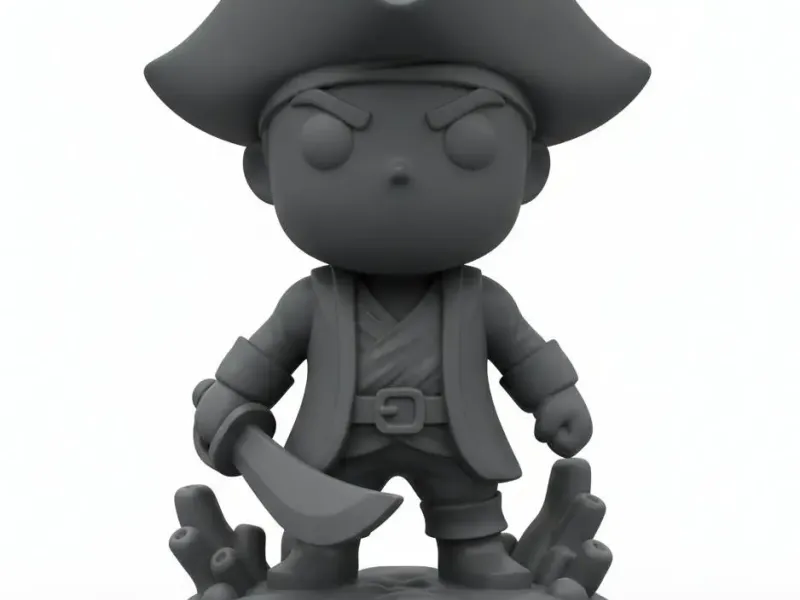 Chibi Pirate Captain – Cute Swashbuckler