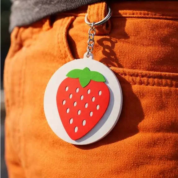 Llavero Frutas Frutilla