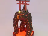 Japanese Lava Rock Golem-0