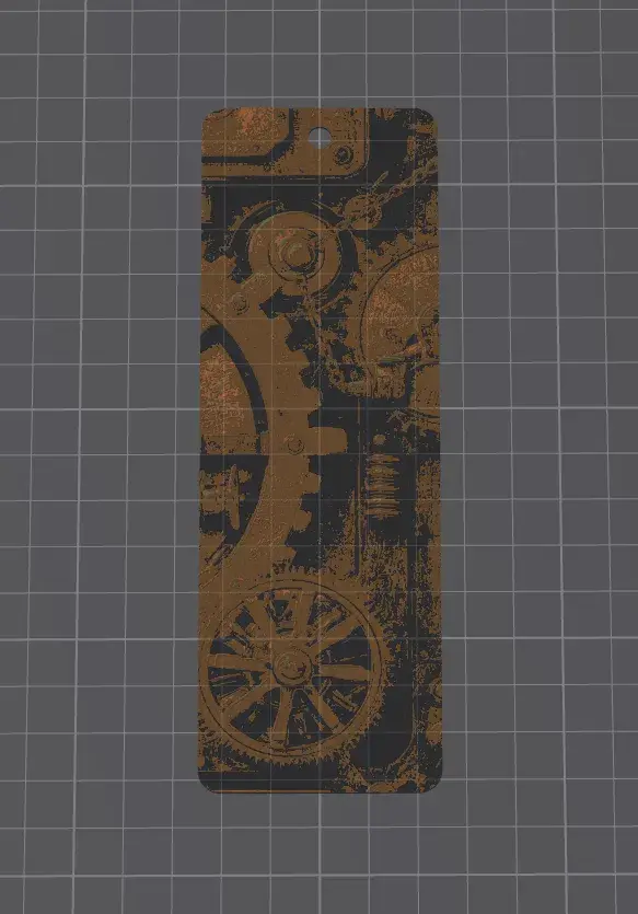Steampunk Gears Bookmark 04