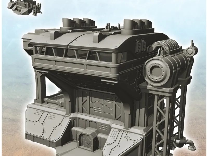 Large Sci-Fi production - Terrain Scifi Science fiction SF