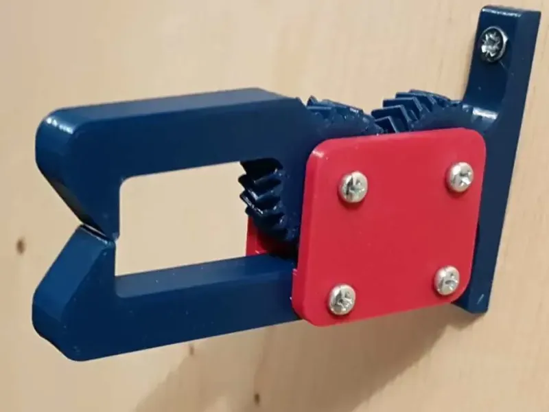 Gancio per asciugamano dentato autobloccante 3D