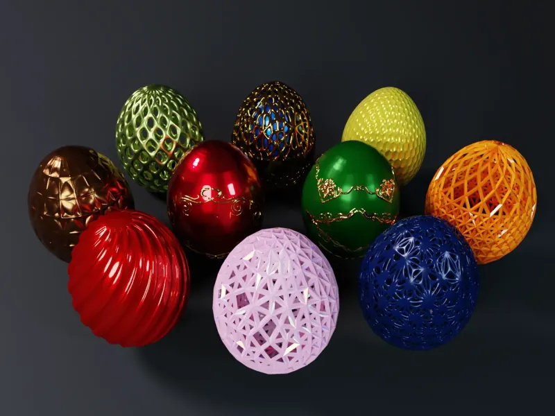 Egg Collection nr.1-10 SET Egg Hunt
