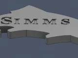 Брелок caychain Simms-2