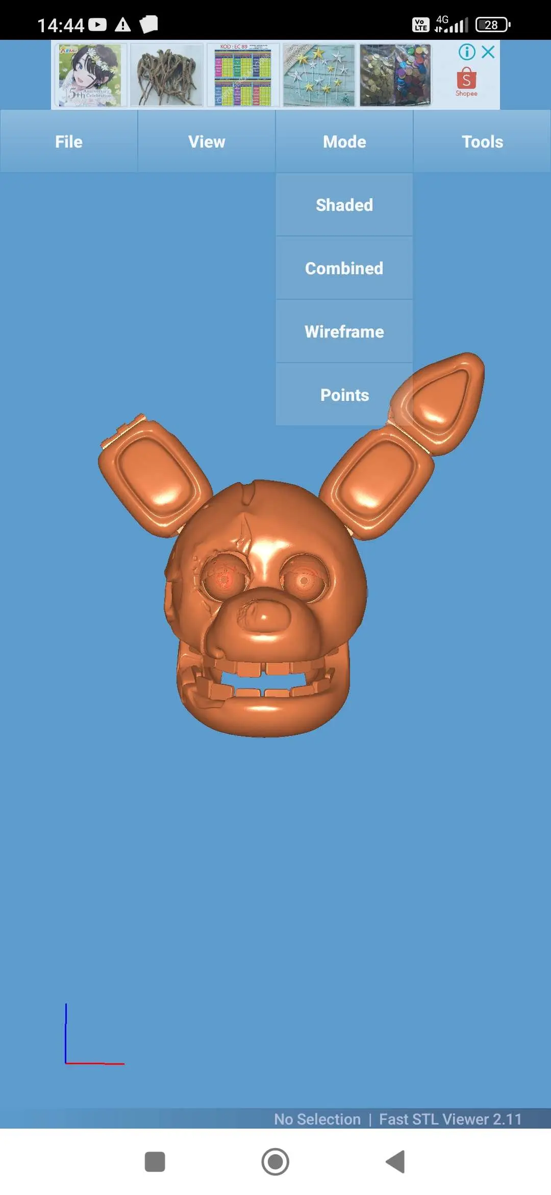 SPRINGBONNIE MOVIE MASK STL FILE