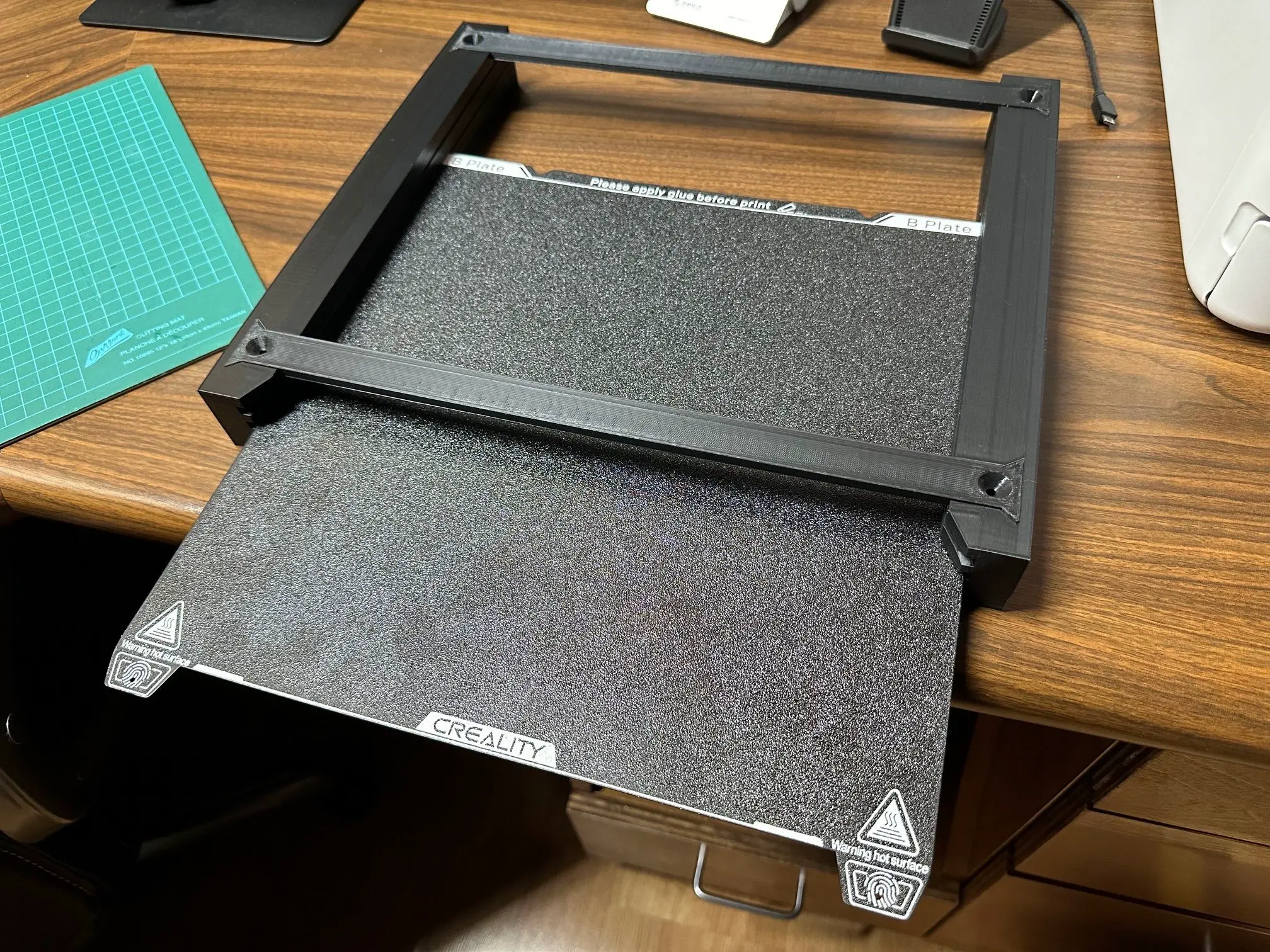 K1 Max Under Table Build Plate Rack