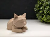 Low Poly Sleeping Cat-2