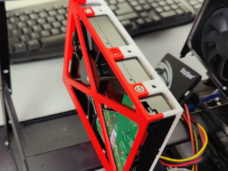 3.5" HDD Mount / Bracket for Open GPU & Mining Frames