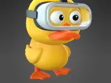VR Duck – Cute Virtual Reality Duck Keychain-5
