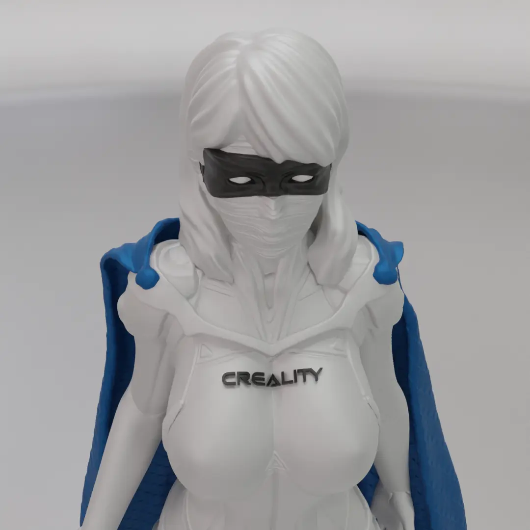 Creality Cloud Özel Modeli - Creality Maskot Kızı