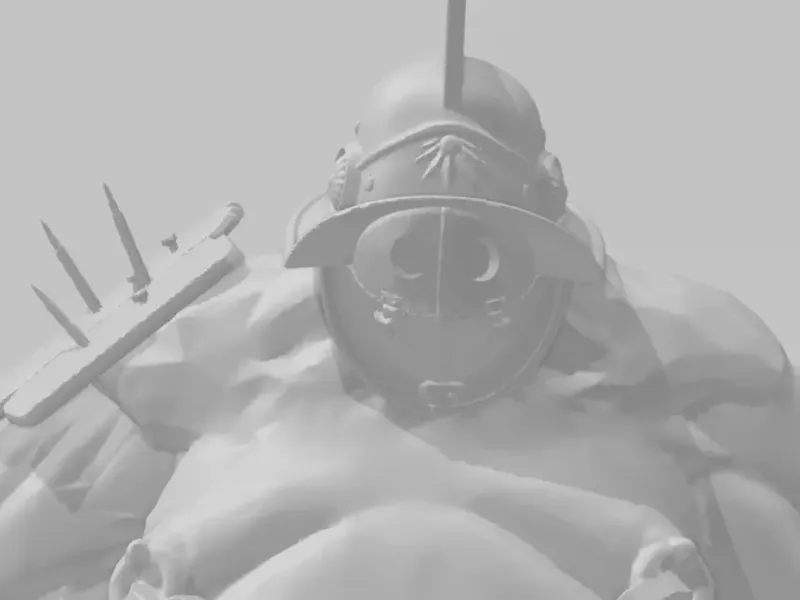 guts of iron - modello promozionale della guardia del corpo della tribù di maw