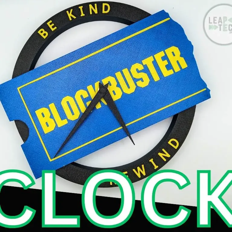 BLOCKBUSTER VIDEO WALL CLOCK
