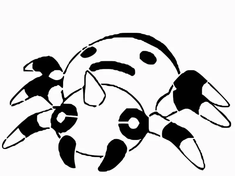 Spinarak stencil