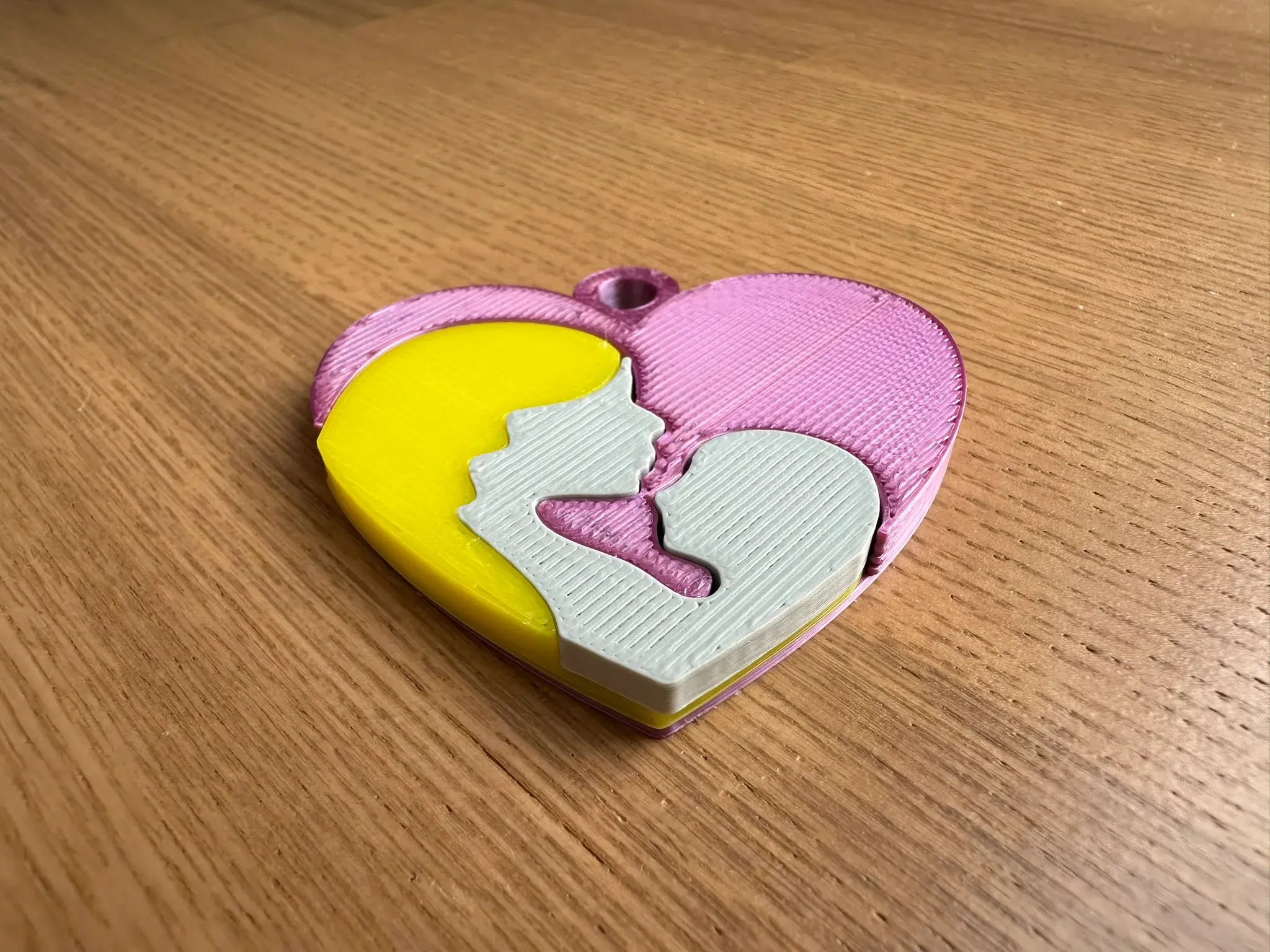 Mother and child keychain