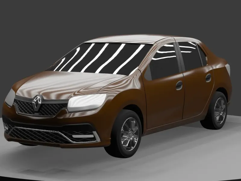 Renault Logan (Com peças do Sandero RS)