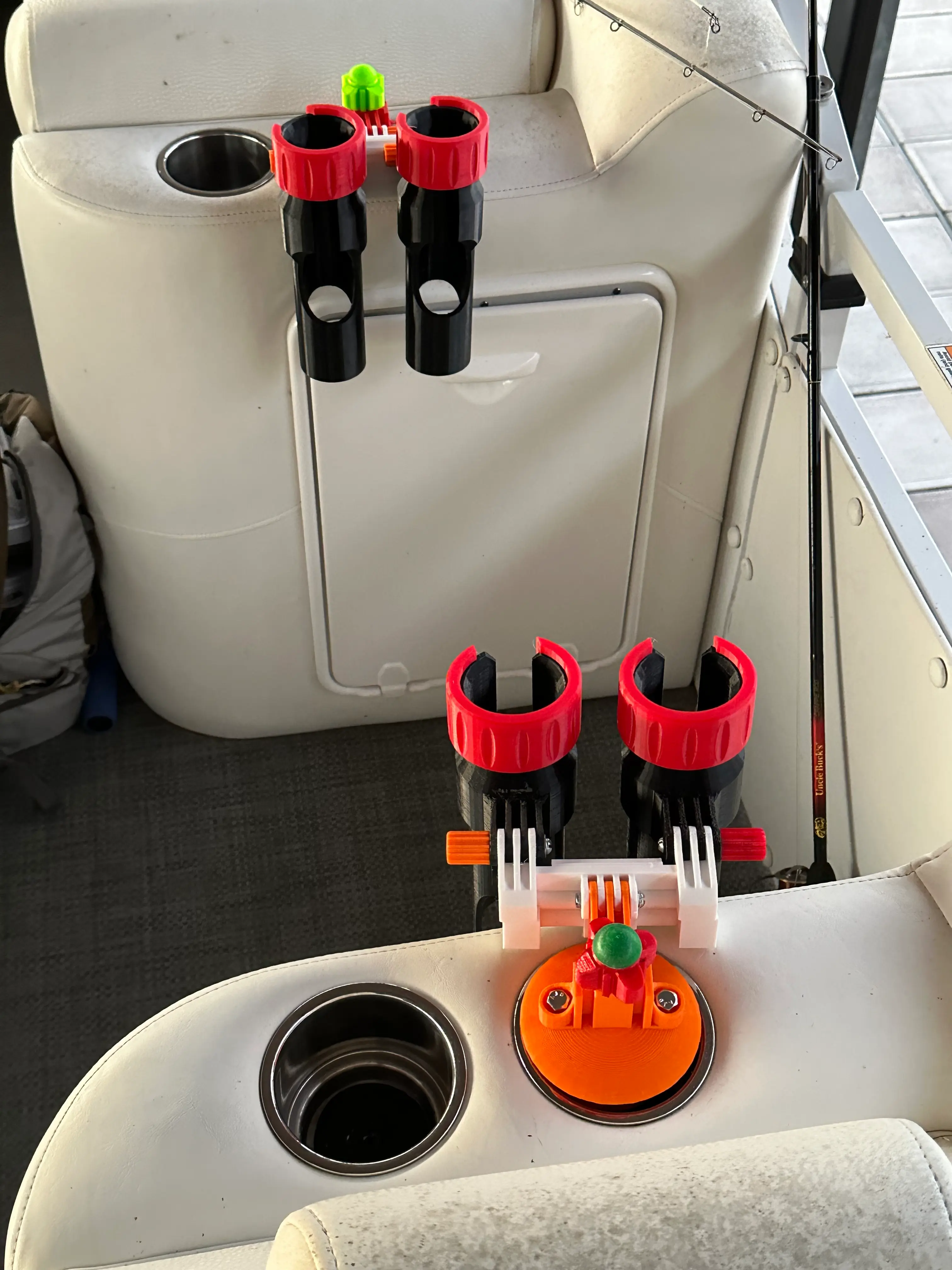 Rod Holder Converter for Boat Cup Holder