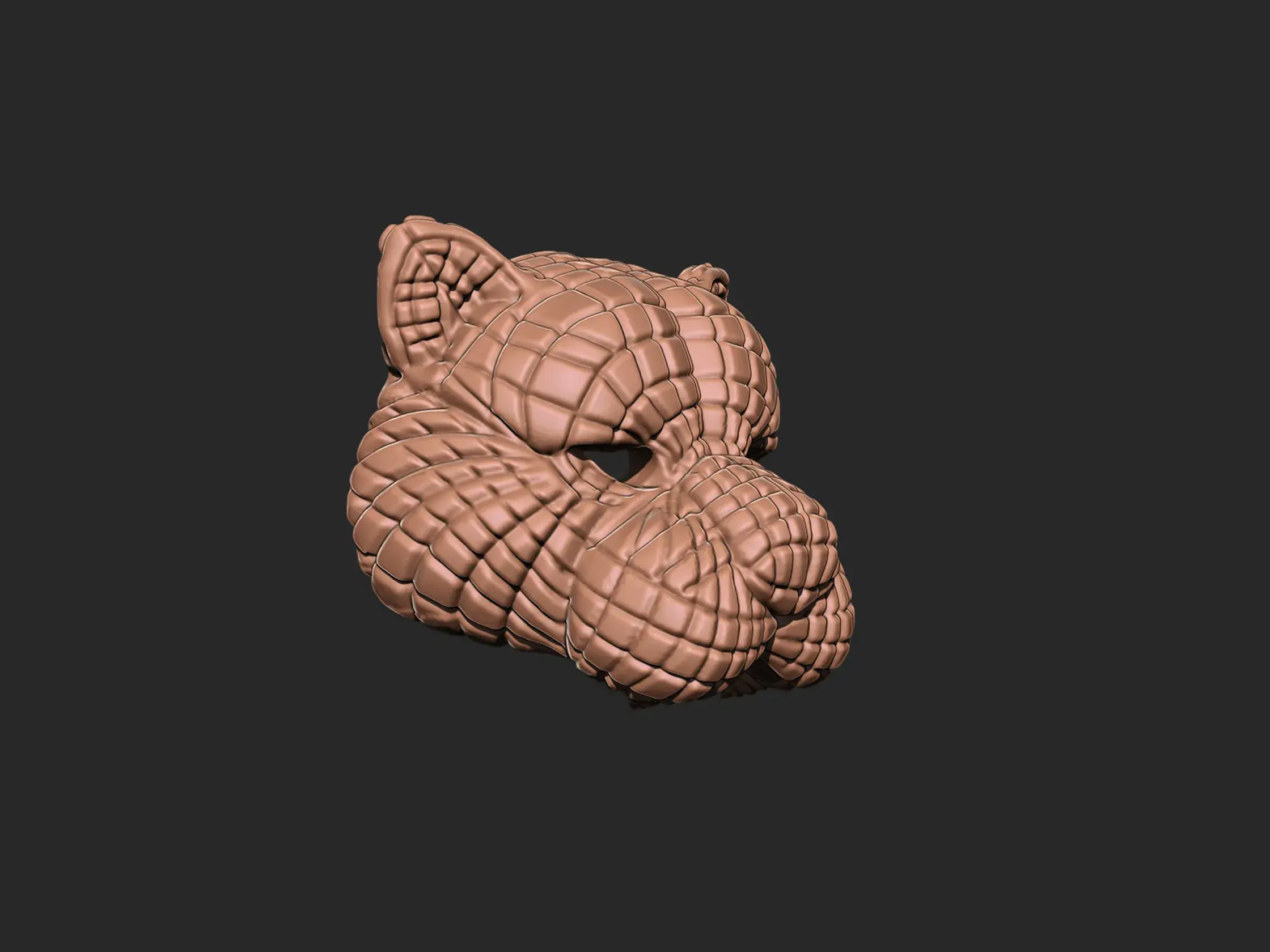 Calamar Juego - Tigre VIP Máscara Modelo de impresión 3D