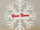 Customizable Christmas Snowflake-3