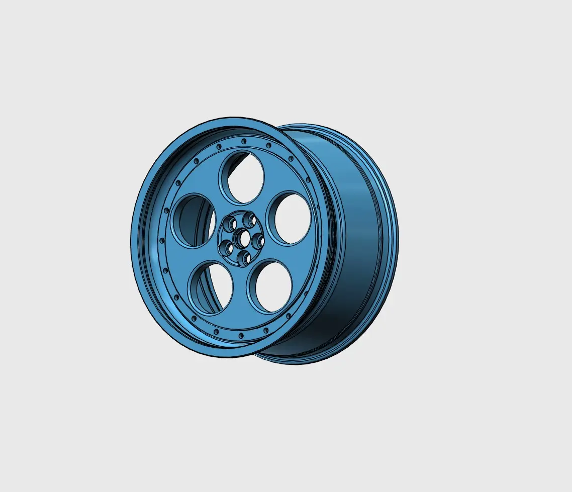 cool Golf GTI Wheel Disk design for 200mm diameter Wheel Kit