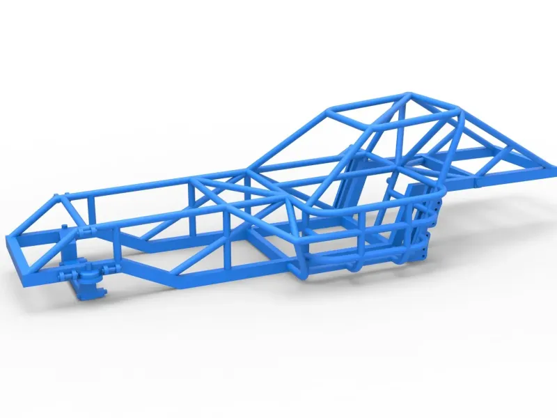 Frame of Dirt Modified stock car Scale 1:25