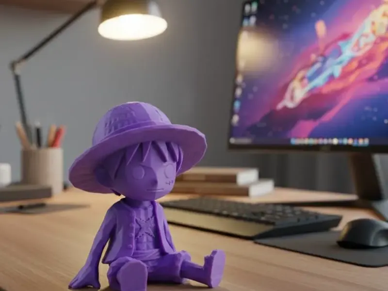 Luffy Chibi - Compañero de Setup