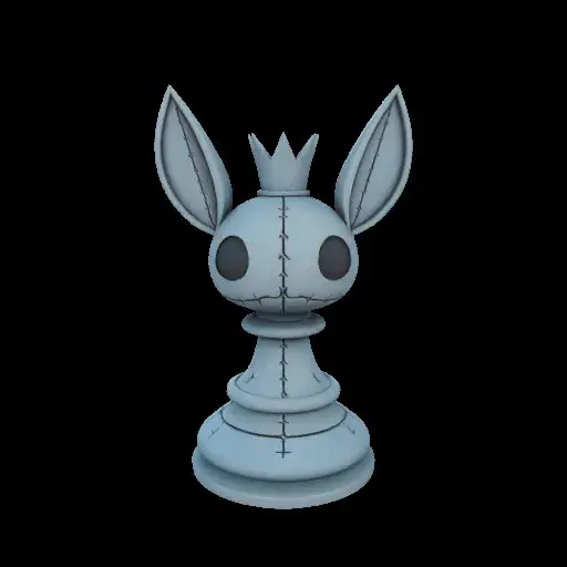 Board Games & Card Games STL Download - Alien King Chess Piece ...