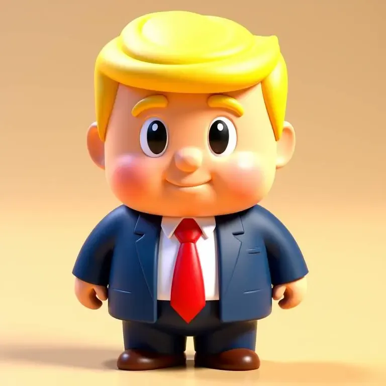 Trump figurine