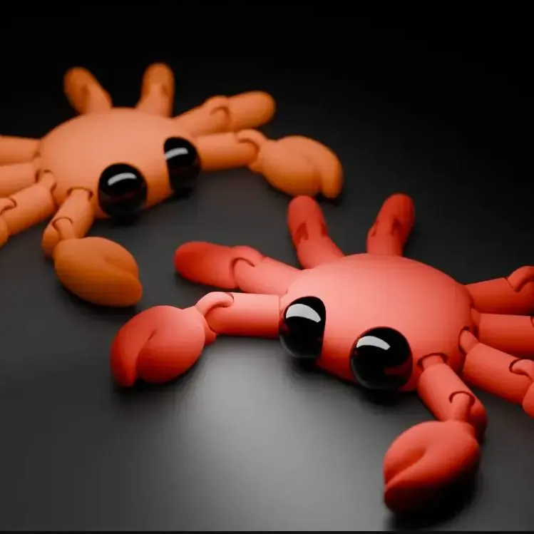 Articulated cute crab