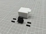 Pixel-style snap-together toy ornament - Black-faced Sheep-5