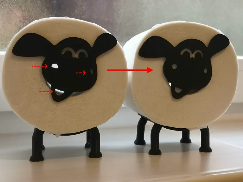 Ultimate Sheep Toilet Paper Holder: Timmy Colorchange for K1