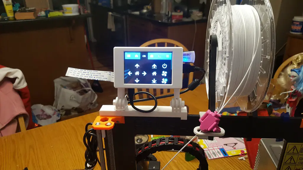 Prusa i3 MK2(S) Raspberry Pi + 3.5" PiTFT+  Frame Mount