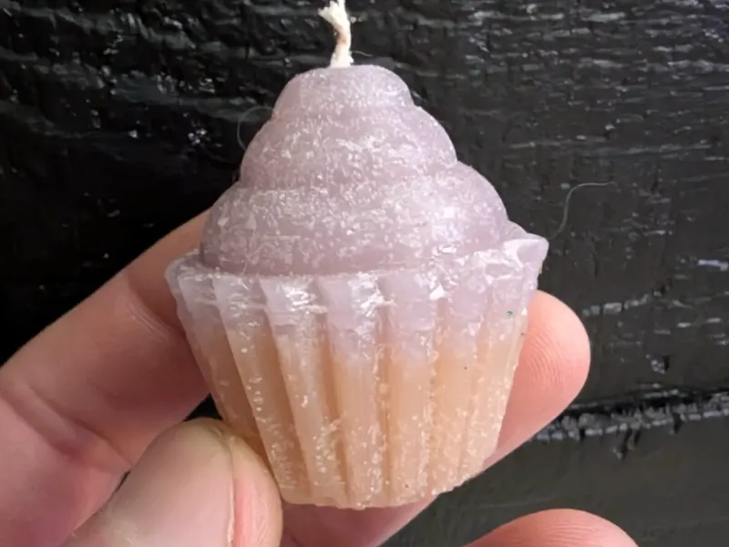 Mini Cupcake Wax Candle Mold