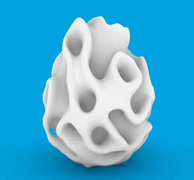 Sphère Gyroïde #15 (Œuf)