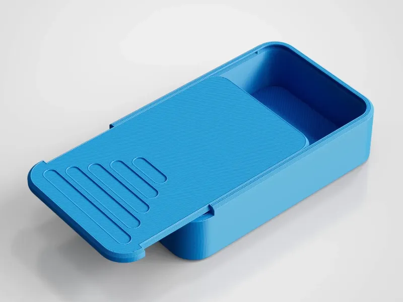 Box With Sliding Lid - 80x50mm