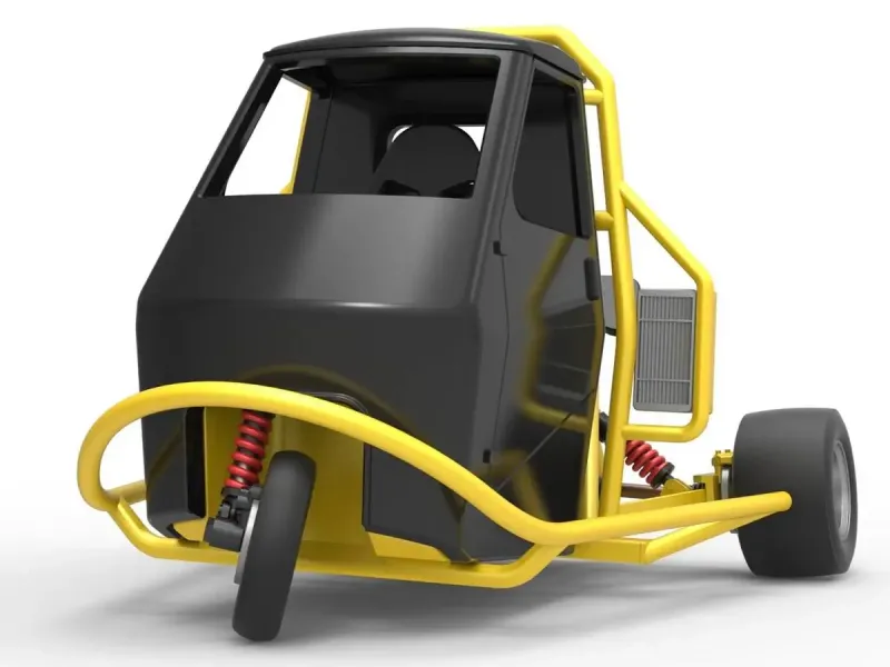 Ape car proto while turning Scale 1:25