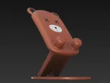 Soporte para celular de oso kawaii-0